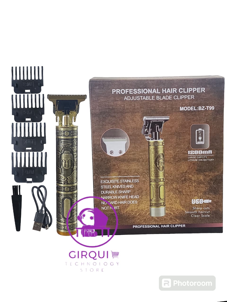 Miniatura 3 de Buda patillera t9 recargable